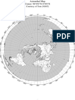 Azimuthal Equidistant Map of The Flat Earth