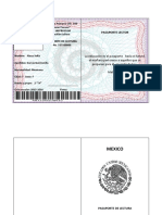 Formato de Pasaporte de Lectura