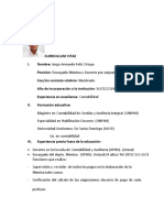 Curriculum Vitae Formato Acbsp