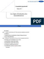 Les Règles D'évaluation Des Immobilisations