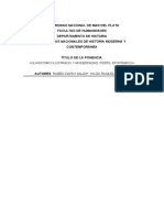 Abstract de Ponencia V Jornadas de Historia Moderna y Contemporánea