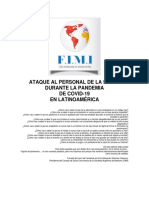 Ataque Al Personal de La Salud Durante Pandemia - Informe Final