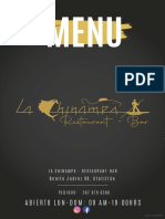 Menu La Chinampa