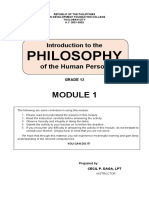 Philosophy Module 1