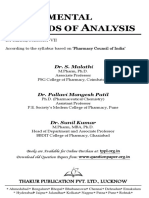 Instrumental Methods of Analysis Thakur