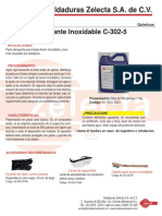 Ficha Tecnica Decapante Inoxidable C-302-5