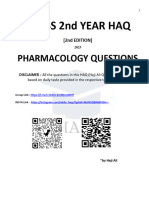 PHARMACOLOGY HAQs 2ND Ed