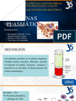 Seminario - Proteinas Plasmaticas