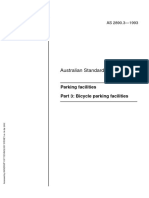 Australian Standard: Parking Facilities Part 3: Bicycle Parking Facilities