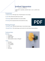 Fly Wheel Apparatus - Operational Manual