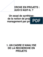 La Recherche en Management de ProjetLa Recherche en Management de Projet PDF