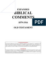 1916 Old Testament Comments