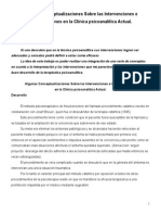 15-Las Intervenciones Psicoanaliticas PDF