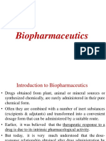 Introduction To Biopharmaceutics