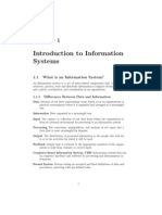 Introduction To Information Systems: 1.1 What Is An Information System?