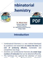 Combinatorial Chemistry: Dr. Nilesh Patel