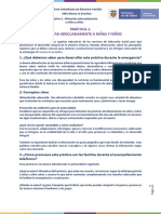 Ficha Práctica 01. Alimentar Adecuadamente A Niñas y Niños