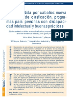 Equinoterapia en Retraso Mental: Buenas Prácticas