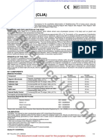 For Reference Use Only: Maglumi T3 (Clia)