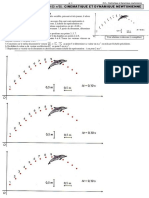 Ch.5. Exercice Cinematique Et Dynamique Newtonienne BAC: (À Faire)