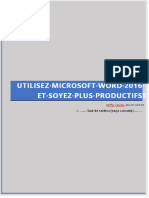 MS Word TP7 Revelation Mise en Forme