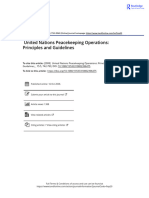 United Nations Peacekeeping Operations Principles and Guidelines