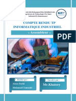 Compte Rendu D'informatique Industriel