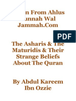 The Asharis & The Maturidis & Their Strange Beliefs About The Quran