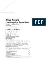 United Nations Peacekeeping Operations