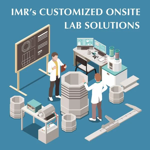 onsite materials testing lab solutions from imr test labs