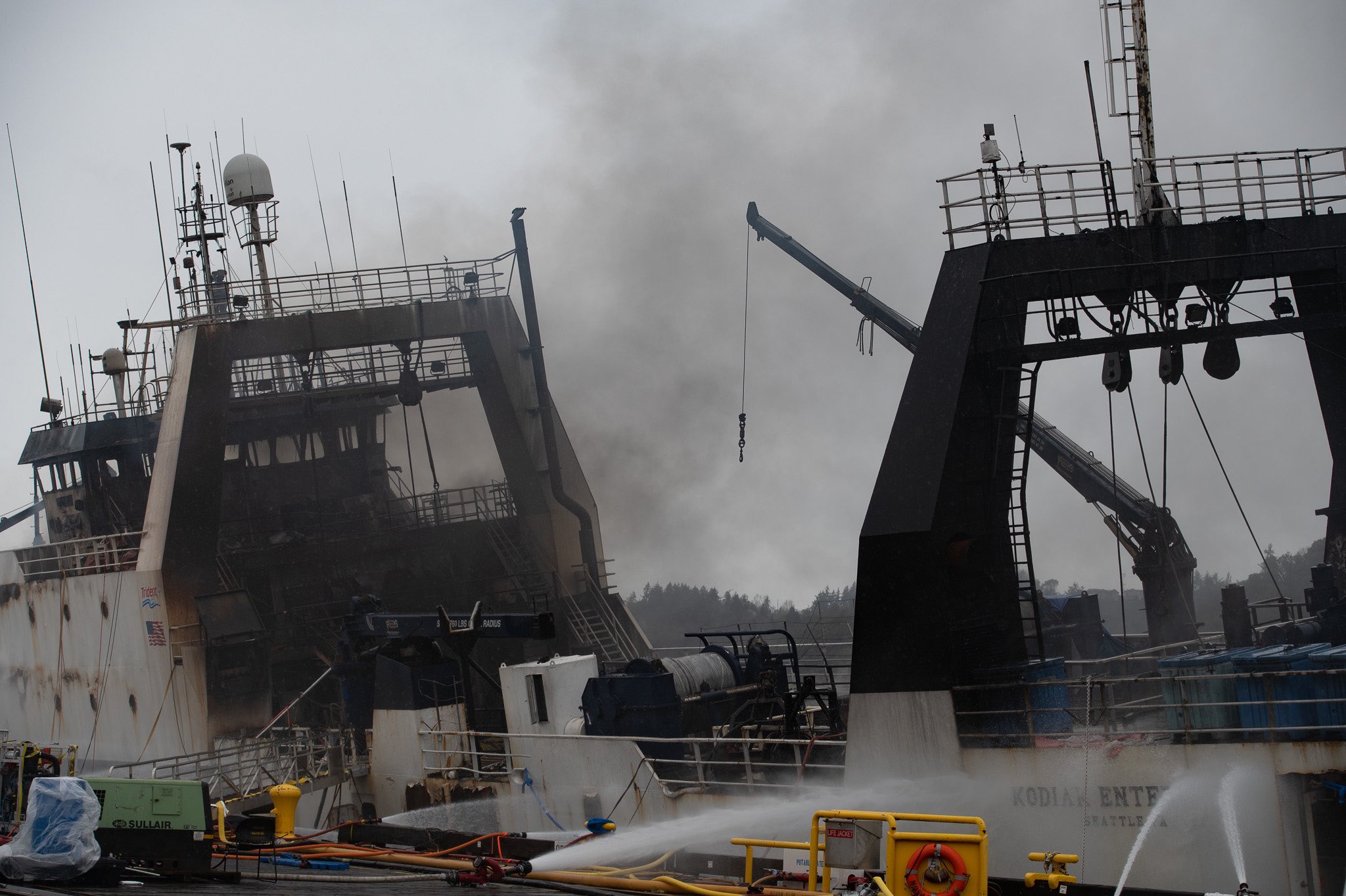 Fishing Vessel Fire, Hylebos Waterway, Tacoma, WA Featured Image