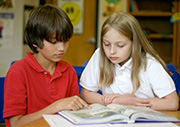 Students reading