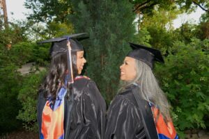 Alexis and Cerita Barnett in their regalia