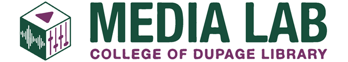 Logo for the Library's Media Lab