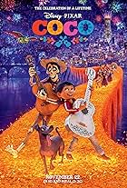 Alfonso Arau, Benjamin Bratt, Alanna Ubach, Gael García Bernal, Dyana Ortelli, Herbert Siguenza, and Anthony Gonzalez in Coco (2017)