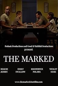 Reggie Austin, Kristoffer Polaha, Wesley Moss, and Emily Swallow in The Marked (2023)