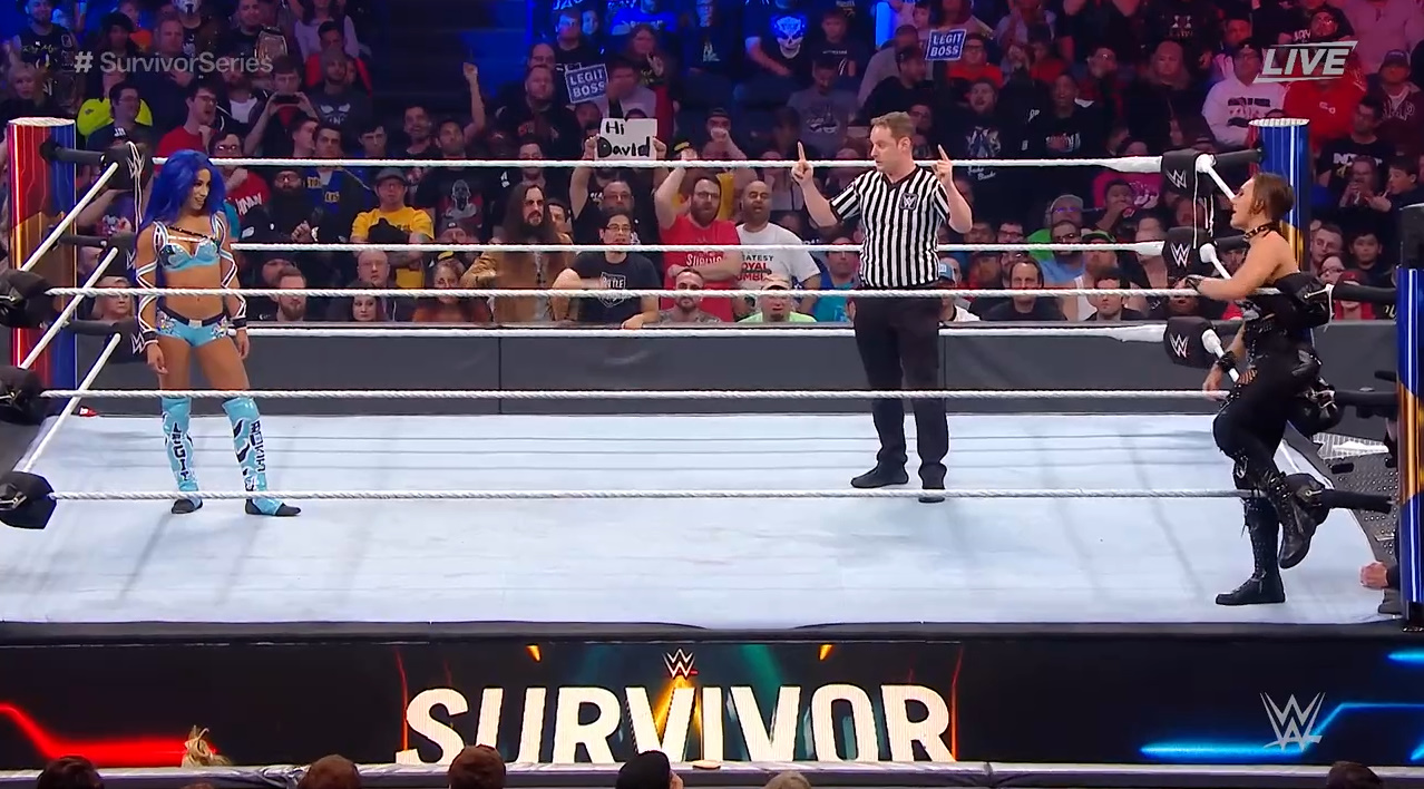 Mercedes Varnado and Demi Bennett in WWE Survivor Series (2019)