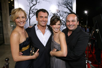 Sandra Bullock, Amber Valletta, Julian McMahon, and Mennan Yapo at an event for Premonition (2007)