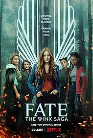 Eliot Salt, Hannah van der Westhuysen, Elisha Applebaum, Abigail Cowen, and Precious Mustapha in Fate: The Winx Saga (2021)