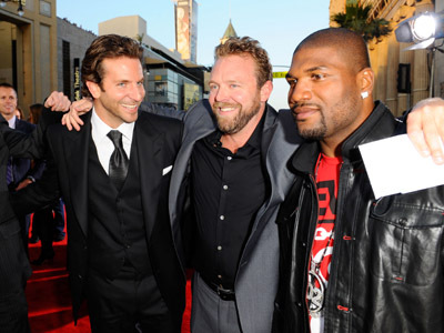 Joe Carnahan, Bradley Cooper, and Quinton 'Rampage' Jackson