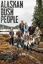 Rain Brown, Bear Brown, Noah Brown, Matt Brown, Snowbird Brown, Gabe Brown, Bill Brown, Ami Brown, and Joshua Bam Bam Brown in Alaskan Bush People (2014)