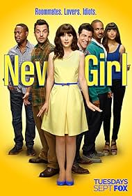 Zooey Deschanel, Max Greenfield, Damon Wayans Jr., Hannah Simone, Lamorne Morris, and Jake Johnson in New Girl (2011)