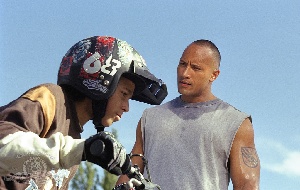 Dwayne Johnson and Khleo Thomas in Walking Tall (2004)