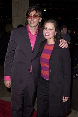 Ione Skye and Donovan Leitch Jr.