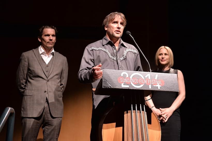 Patricia Arquette, Ethan Hawke, and Richard Linklater at an event for Boyhood (2014)