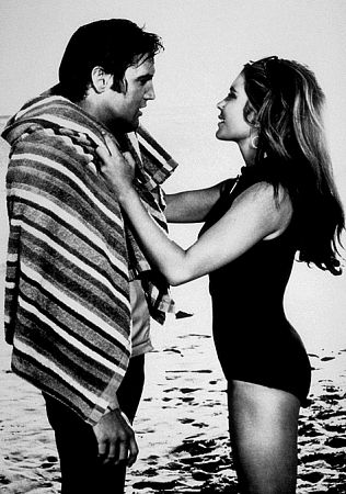 Elvis Presley and Michele Carey in 'Live a Little, Love a Little," MGM, 1968.