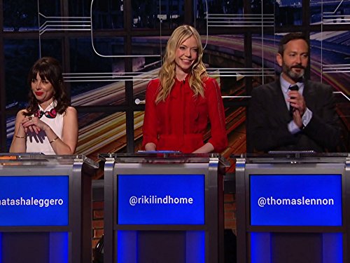 Thomas Lennon, Natasha Leggero, and Riki Lindhome in @midnight (2013)