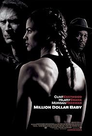 Clint Eastwood, Morgan Freeman, and Hilary Swank in Million Dollar Baby (2004)