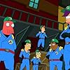 Katey Sagal, Phil LaMarr, Lauren Tom, and Billy West in Futurama (1999)