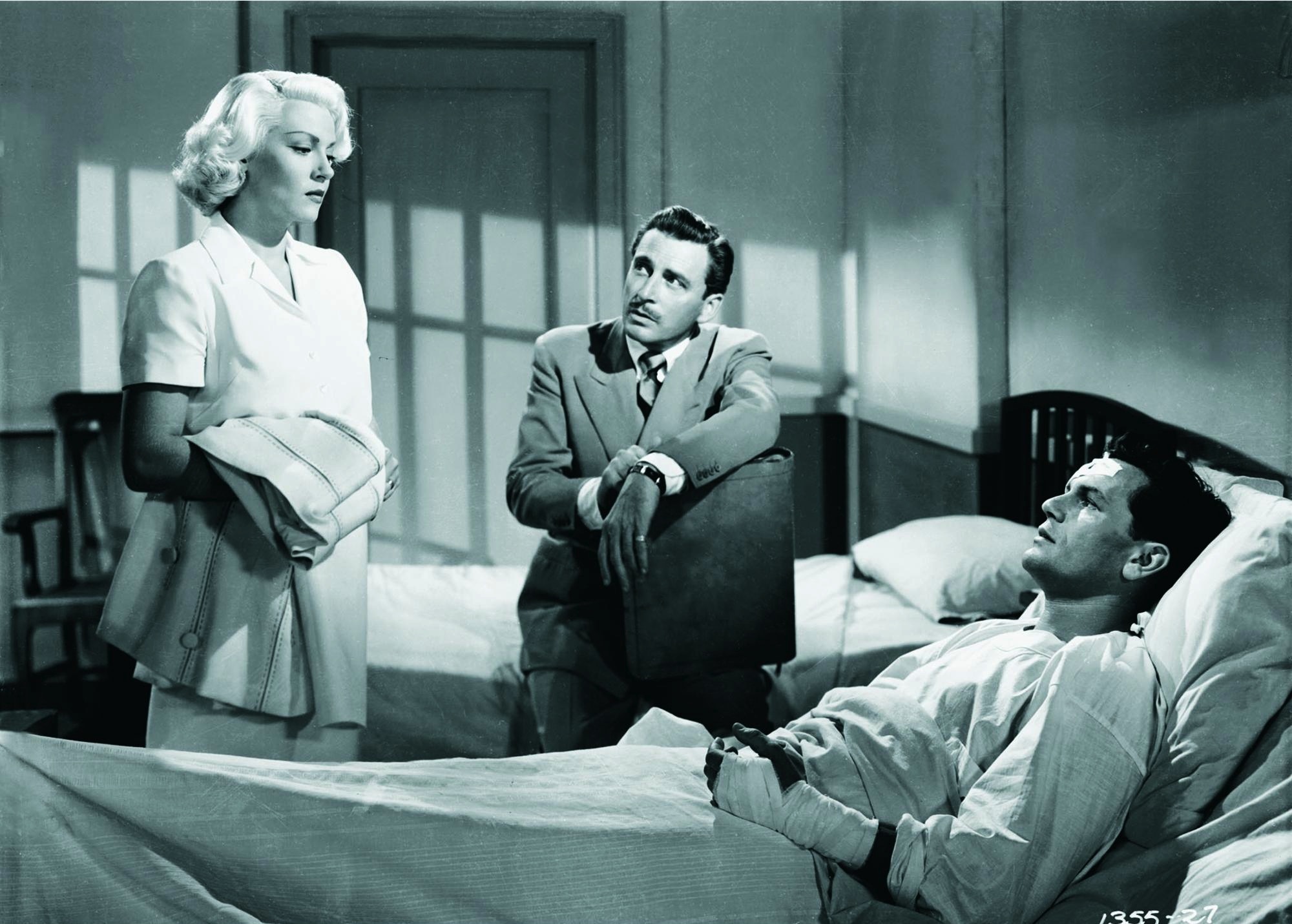 Leon Ames, Lana Turner, and John Garfield in The Postman Always Rings Twice (1946)